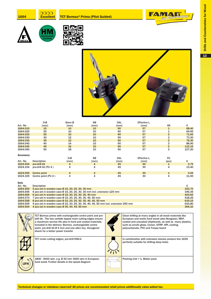 FAMAG main catalog drilling and punching tools NO.: 19969 - Page 15