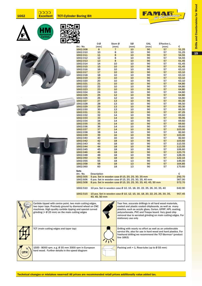 FAMAG main catalog drilling and punching tools NO.: 19969 - Page 17