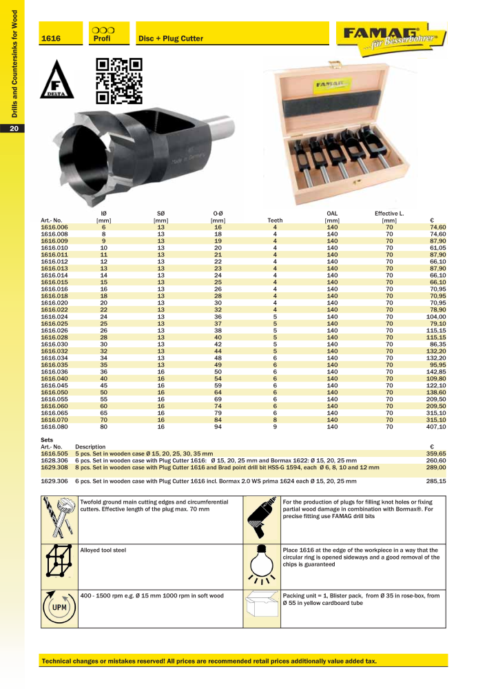 FAMAG main catalog drilling and punching tools NO.: 19969 - Page 22