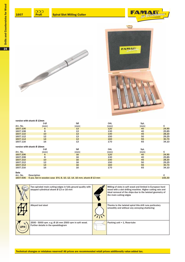 FAMAG main catalog drilling and punching tools NO.: 19969 - Page 26