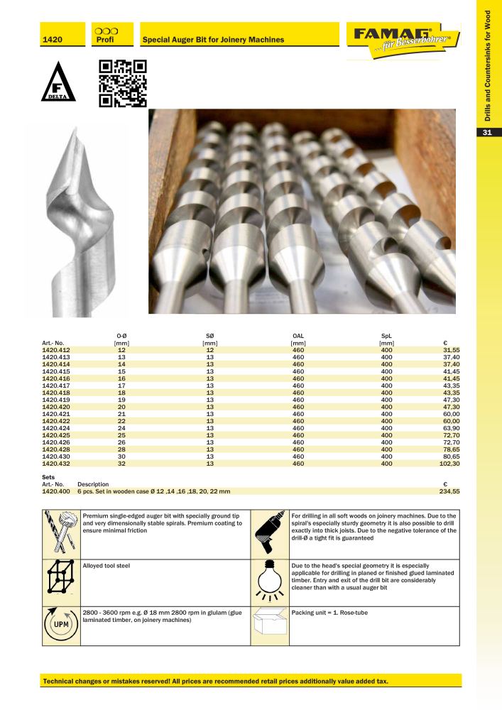 FAMAG main catalog drilling and punching tools NO.: 19969 - Page 33