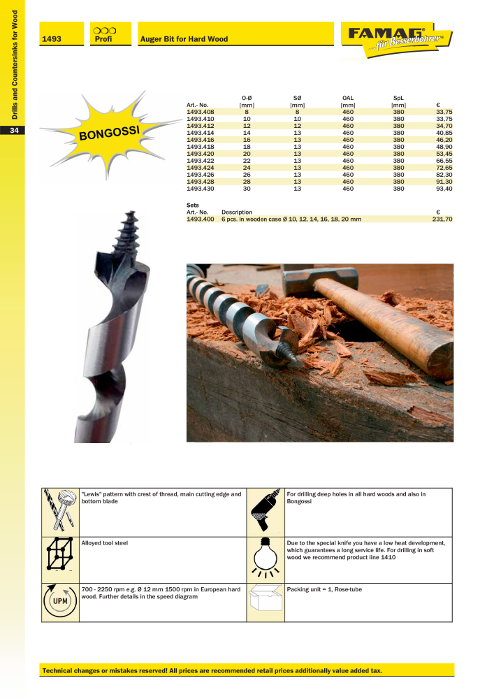 FAMAG main catalog drilling and punching tools NO.: 19969 - Page 36