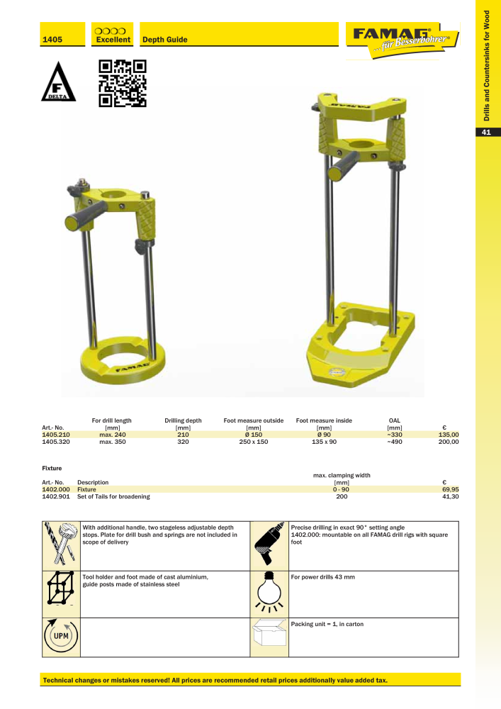 FAMAG main catalog drilling and punching tools NO.: 19969 - Page 43