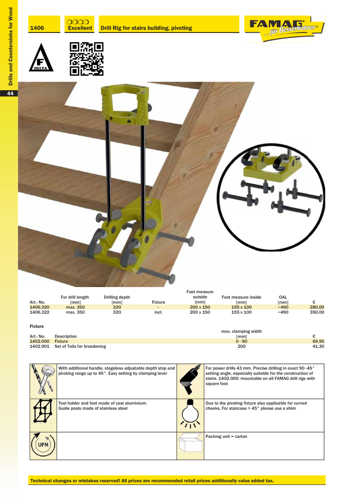 FAMAG main catalog drilling and punching tools NO.: 19969 - Page 46