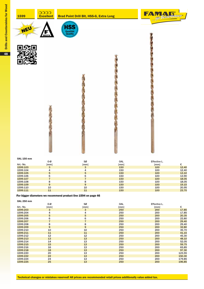 FAMAG main catalog drilling and punching tools NO.: 19969 - Page 50