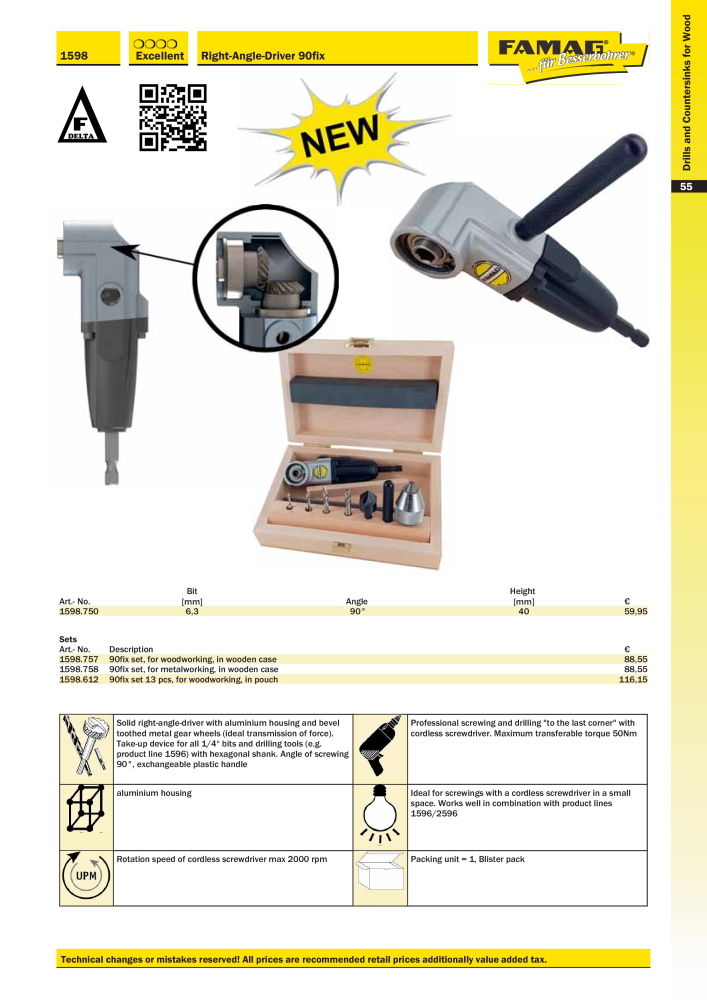 FAMAG main catalog drilling and punching tools NO.: 19969 - Page 57