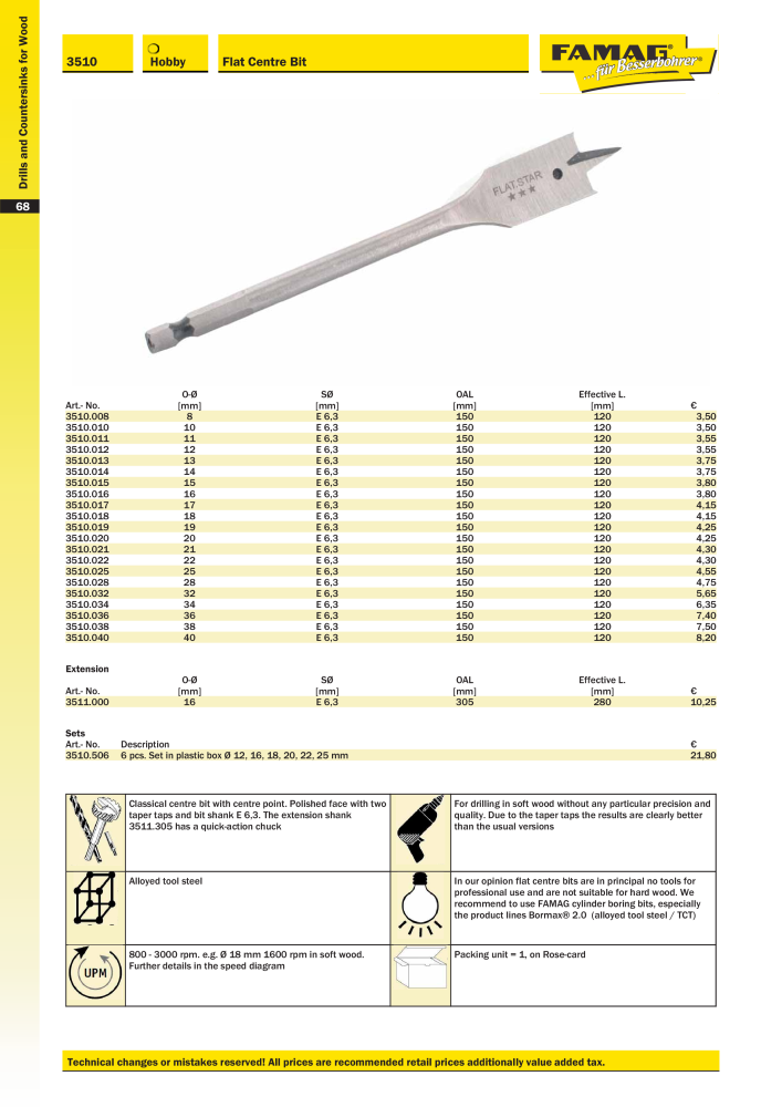 FAMAG main catalog drilling and punching tools NO.: 19969 - Page 70