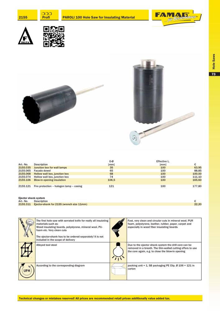 FAMAG main catalog drilling and punching tools NO.: 19969 - Page 75