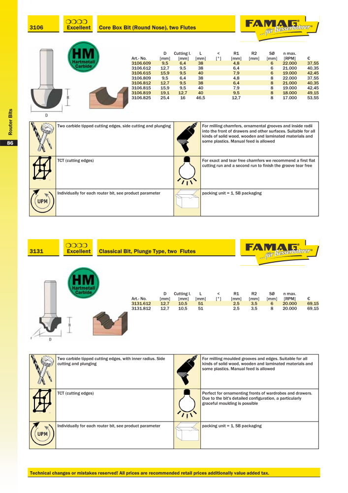 FAMAG main catalog drilling and punching tools NO.: 19969 - Page 88