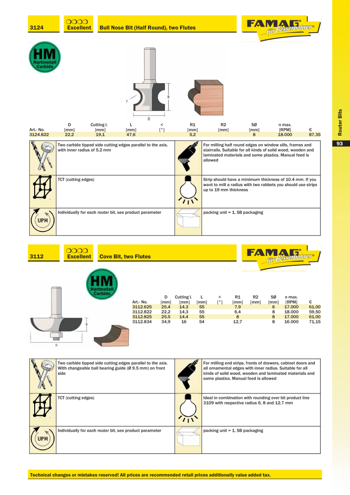 FAMAG main catalog drilling and punching tools NO.: 19969 - Page 95