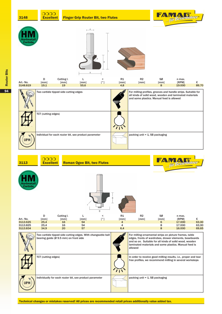 FAMAG main catalog drilling and punching tools NO.: 19969 - Page 96