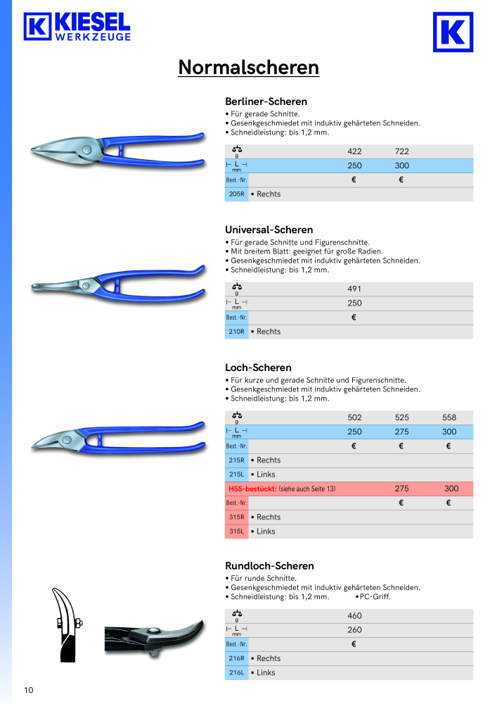 Kiesel Werkzeuge - Hauptkatalog NR.: 19982 - Seite 11