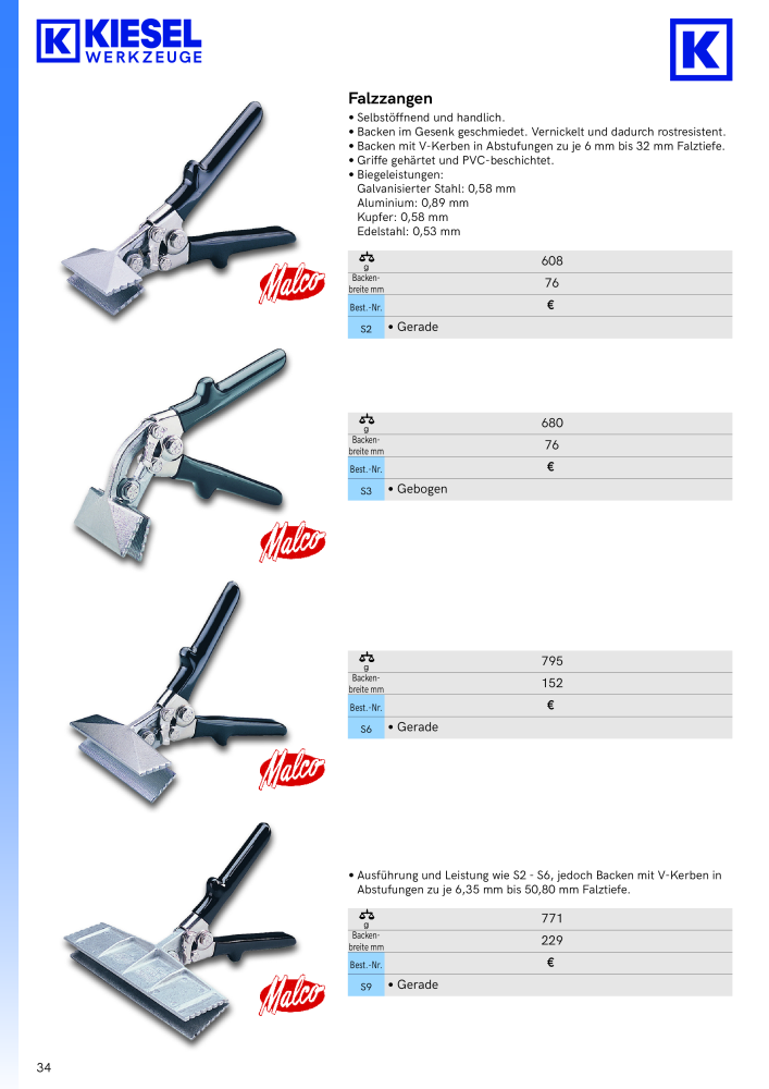 Kiesel Werkzeuge - Hauptkatalog NR.: 19982 - Seite 35