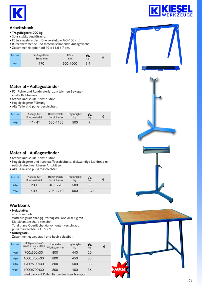 Kiesel Werkzeuge - Hauptkatalog NR.: 19982 - Seite 64