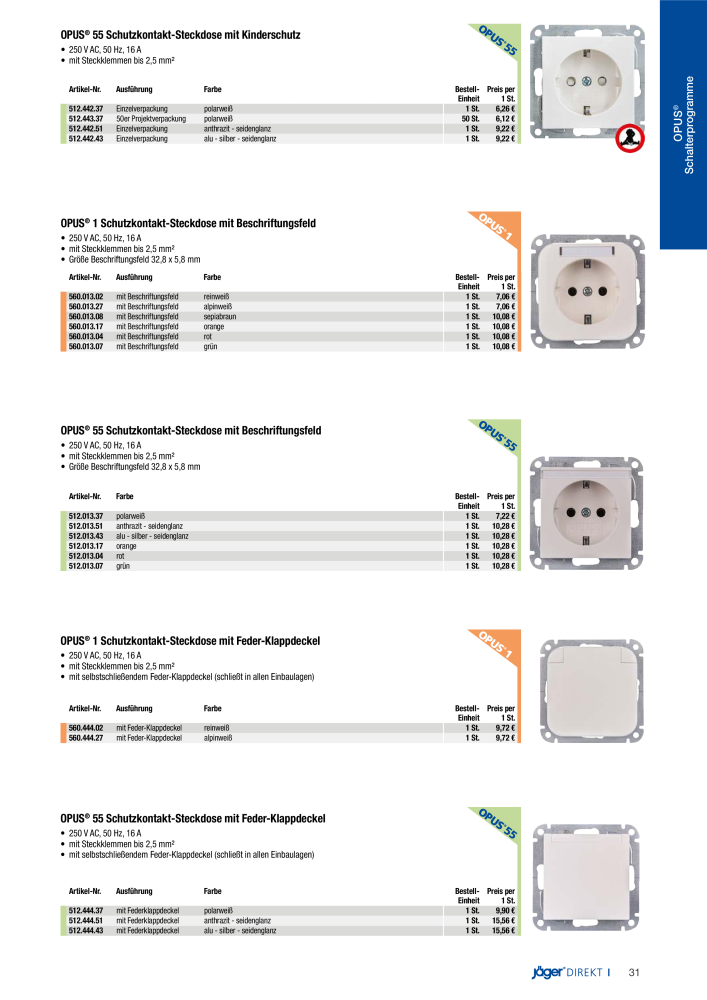 Jäger Direkt - Hauptkatalog NR.: 19991 - Pagina 31