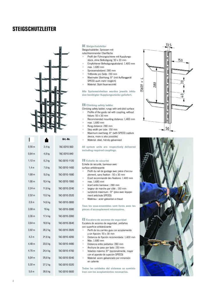 SKYLOTEC Prospekt Steigschutzsysteme NR.: 20000 - Seite 4