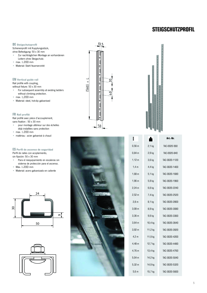 SKYLOTEC Prospekt Steigschutzsysteme NR.: 20000 - Pagina 5