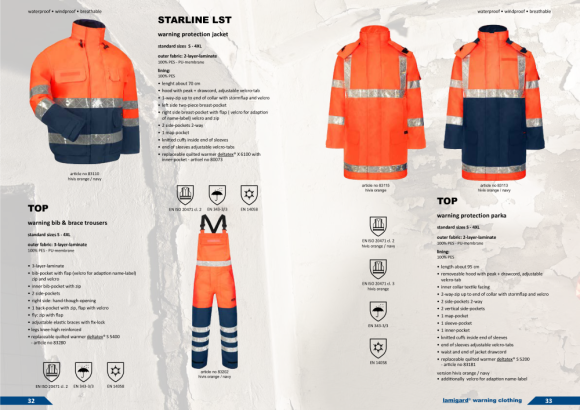 KIND lamigard® STARLINE LST mit Wärmfutter S 8311048