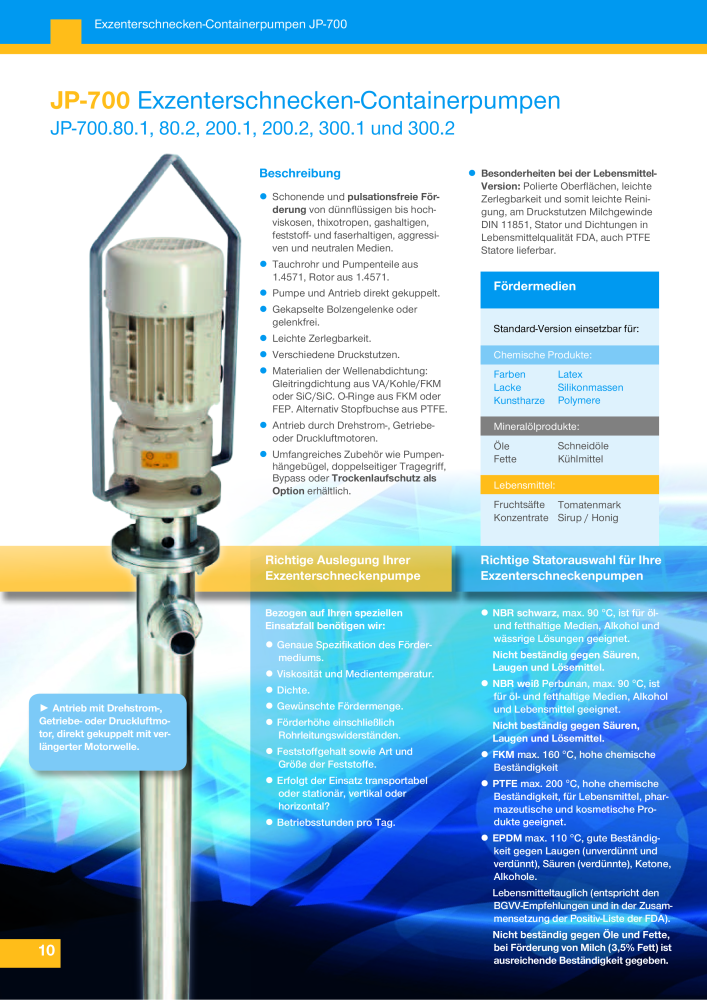 Jessberger - Exzenterschneckenpumpen NR.: 20005 - Seite 10