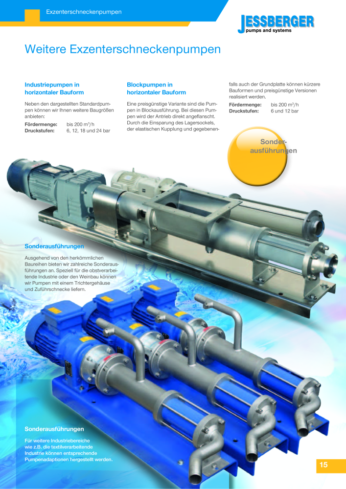 Jessberger - Exzenterschneckenpumpen NR.: 20005 - Seite 15