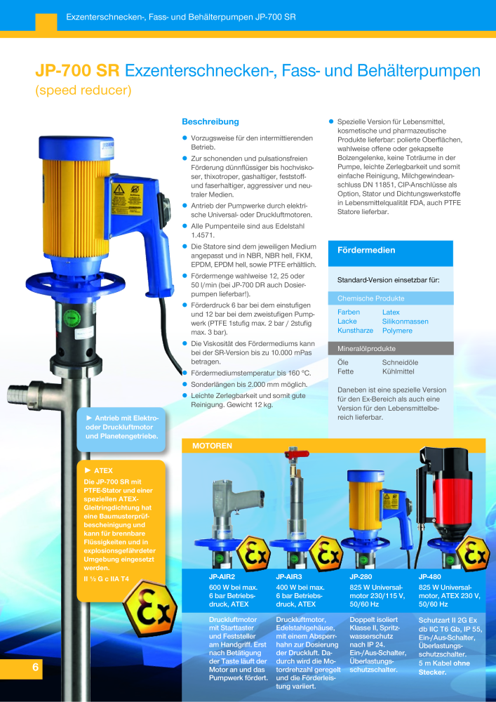 Jessberger - Exzenterschneckenpumpen NR.: 20005 - Seite 6