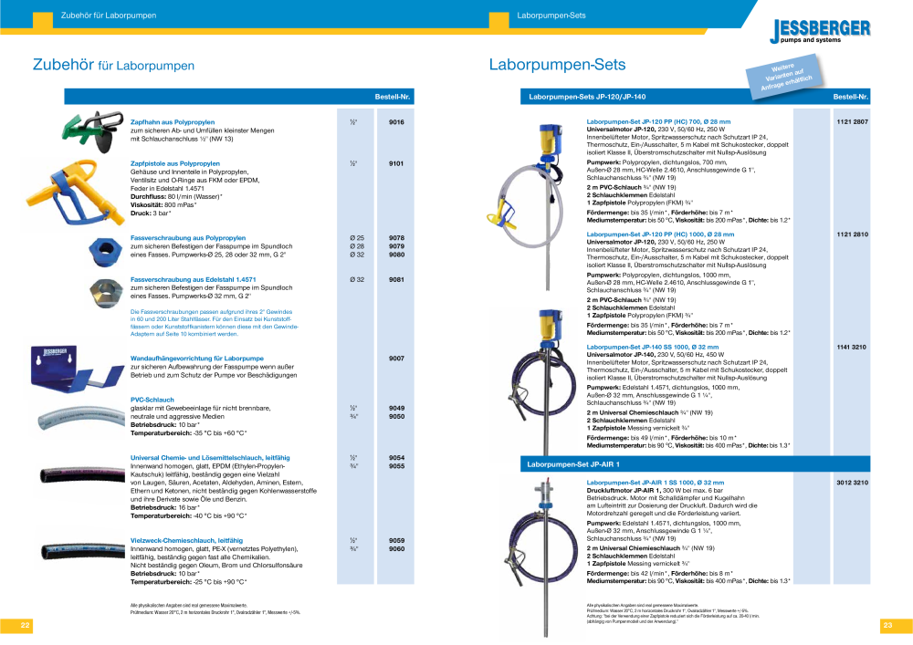 Jessberger - Fass- und Behälterpumpen NR.: 20006 - Seite 12