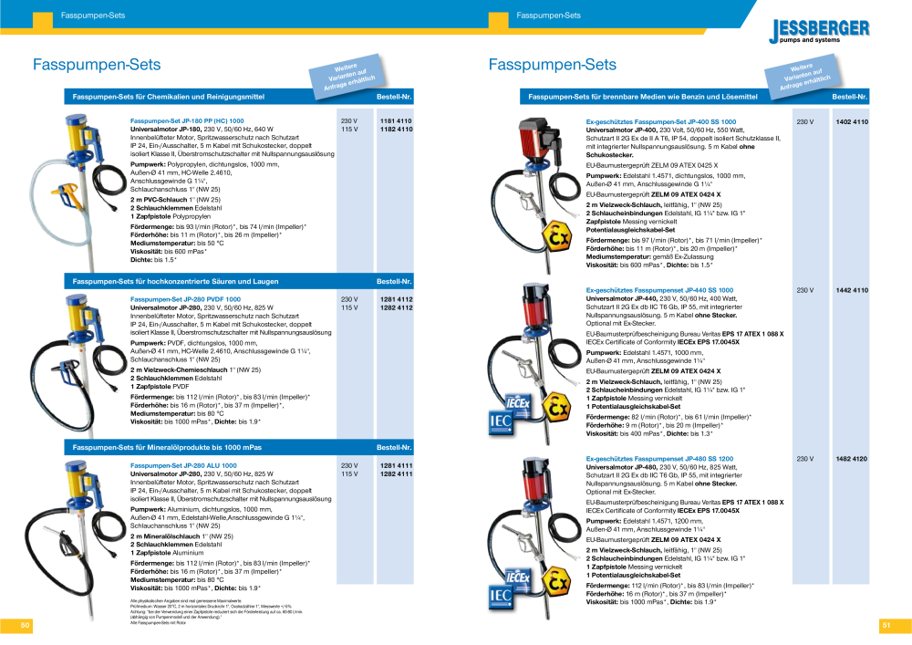 Jessberger - Fass- und Behälterpumpen NR.: 20006 - Seite 26