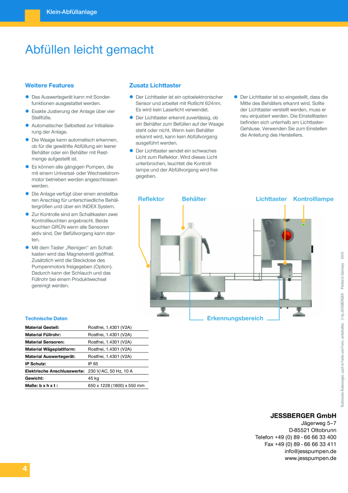 Jessberger - Klein-Abfüllanlagen NR.: 20007 - Seite 4