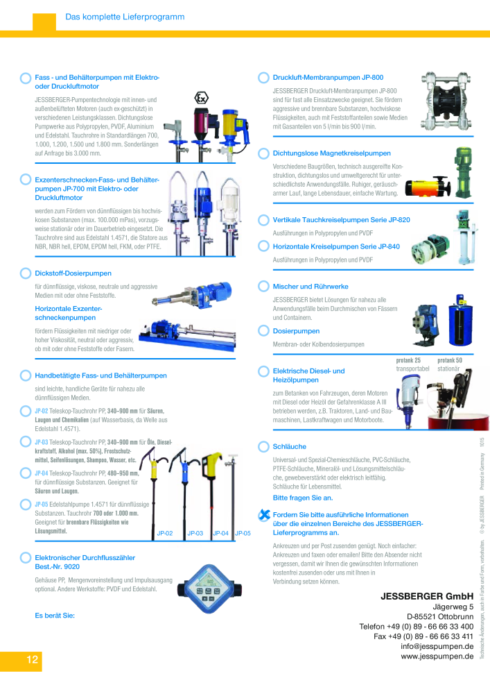 Jessberger - Dosier- und Abfüllsysteme NR.: 20009 - Seite 12