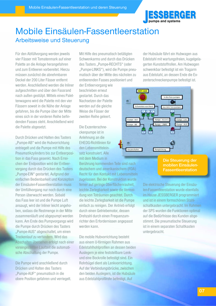 Jessberger - Dosier- und Abfüllsysteme NR.: 20009 - Seite 7