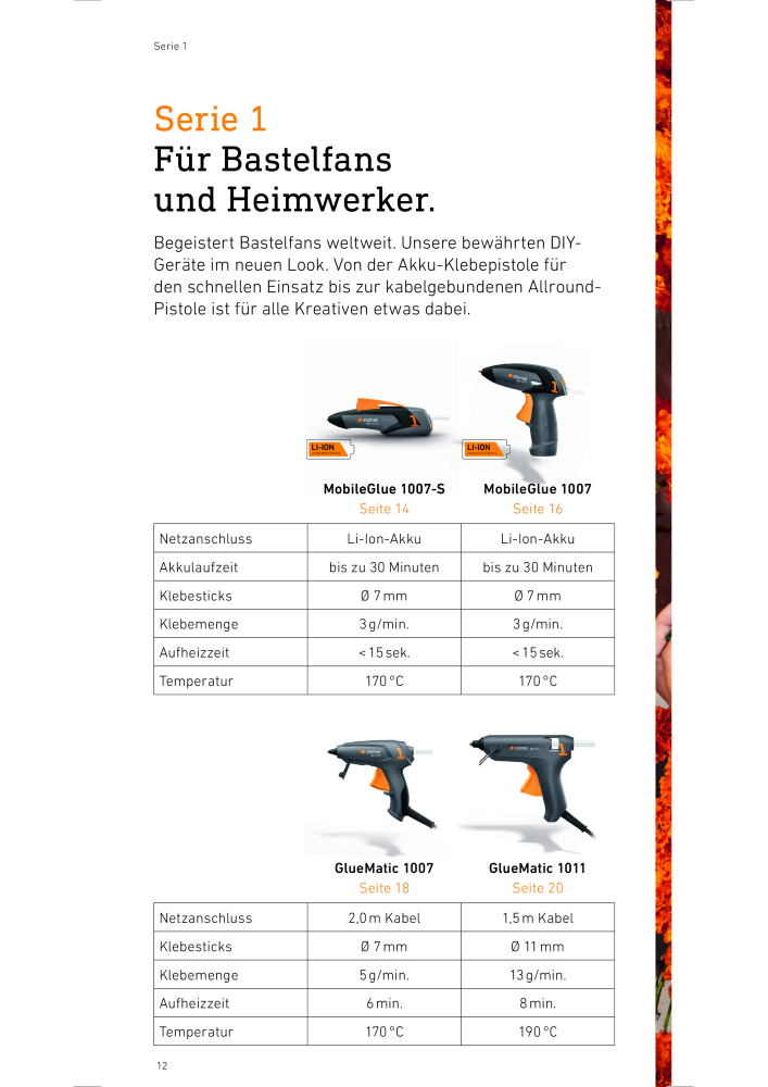 STEINEL Heißkleben Prospekt Nb. : 20010 - Page 12