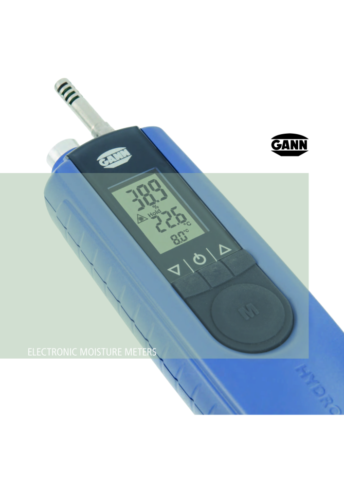 GANN Main Catalog Electronic Moisture Meters NO.: 20050