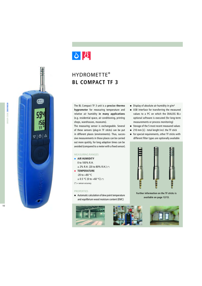 GANN Main Catalog Electronic Moisture Meters NO.: 20050 - Page 10