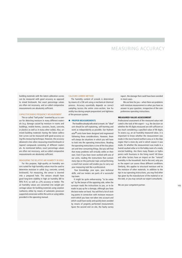 GANN Main Catalog Electronic Moisture Meters NO.: 20050 - Page 105