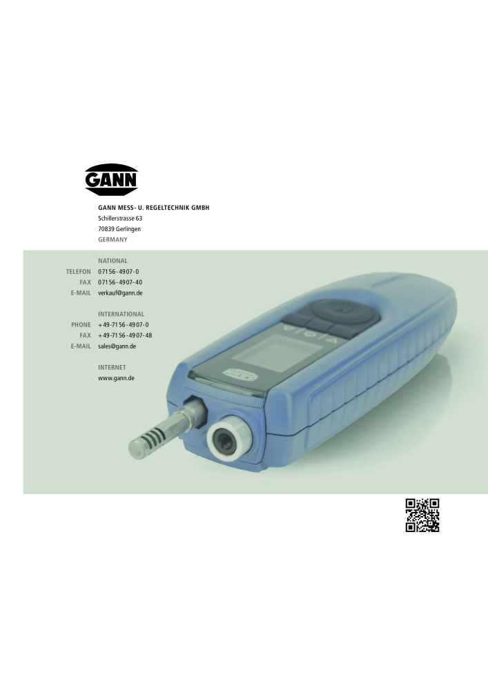 GANN Main Catalog Electronic Moisture Meters NO.: 20050 - Page 116