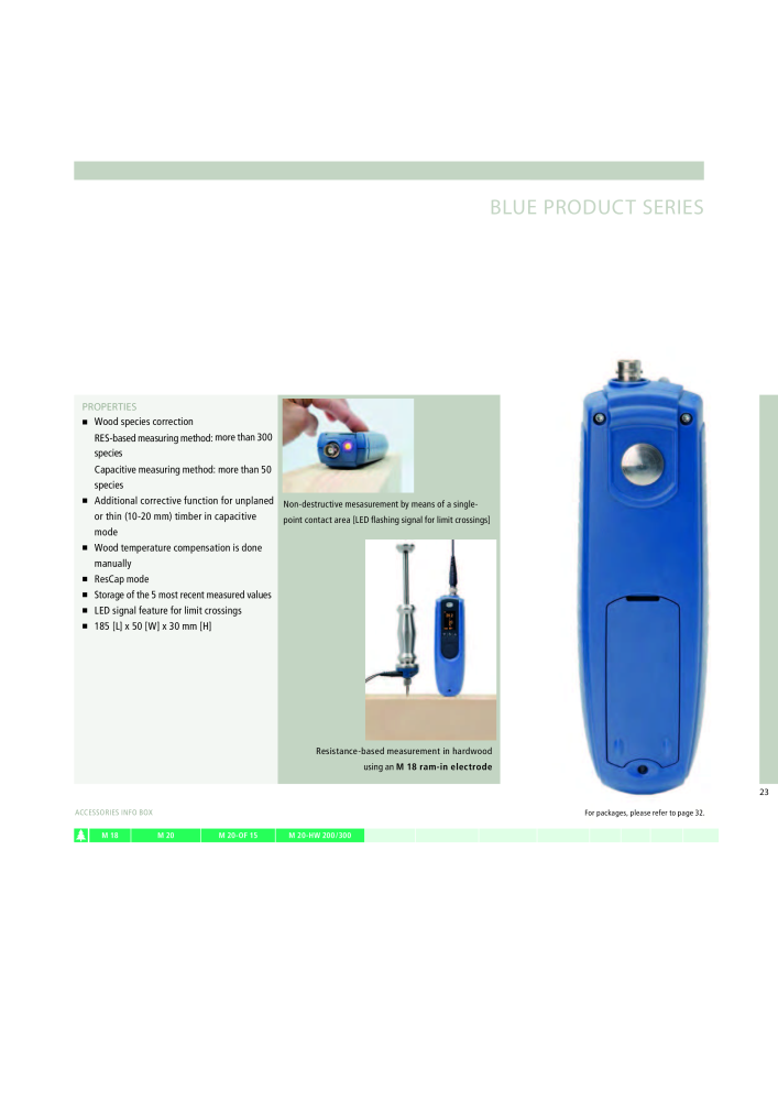 GANN Main Catalog Electronic Moisture Meters NO.: 20050 - Page 23