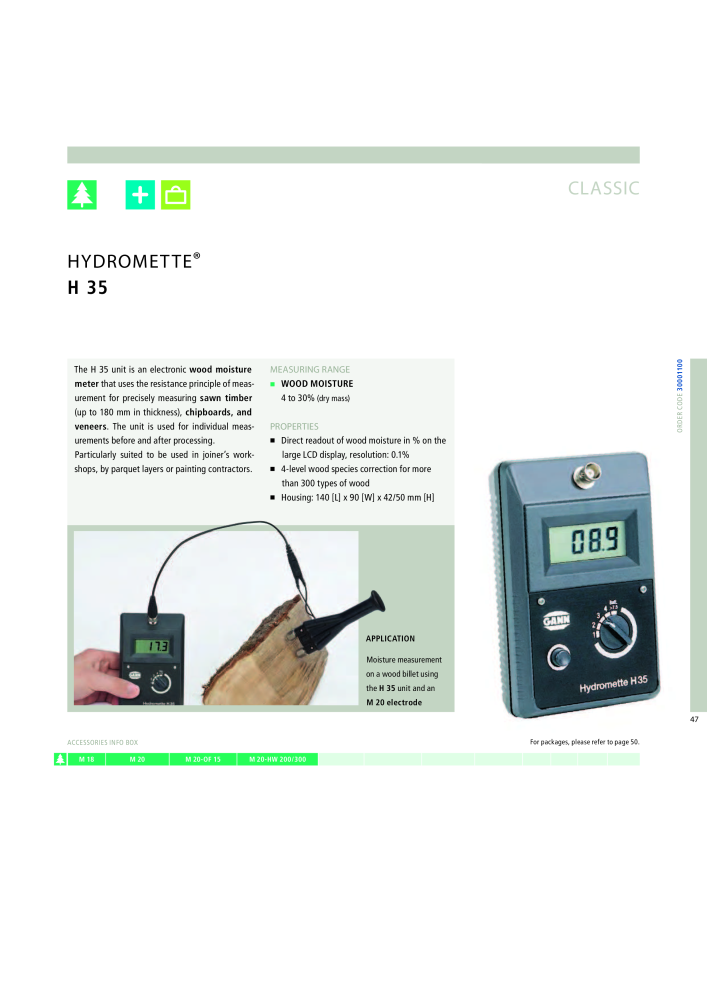 GANN Main Catalog Electronic Moisture Meters NO.: 20050 - Page 47