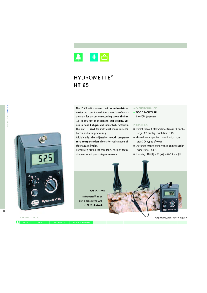 GANN Main Catalog Electronic Moisture Meters NO.: 20050 - Page 48