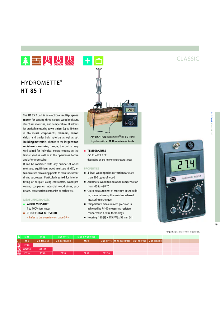 GANN Main Catalog Electronic Moisture Meters NO.: 20050 - Page 49