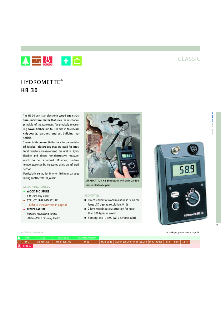 GANN Main Catalog Electronic Moisture Meters NO.: 20050 - Page 51