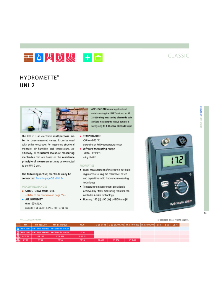 GANN Main Catalog Electronic Moisture Meters NO.: 20050 - Page 53