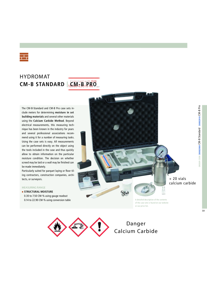 GANN Main Catalog Electronic Moisture Meters NO.: 20050 - Page 59