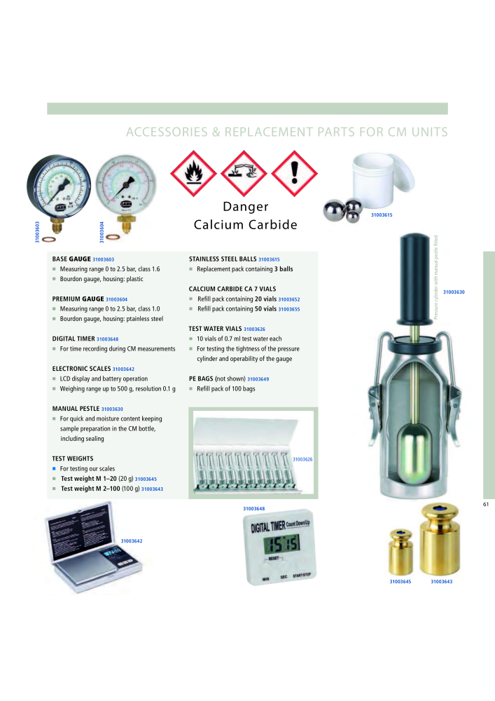 GANN Main Catalog Electronic Moisture Meters NO.: 20050 - Page 61