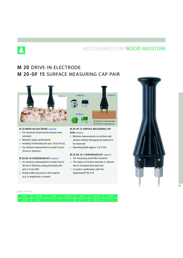 GANN Main Catalog Electronic Moisture Meters NO.: 20050 - Page 67