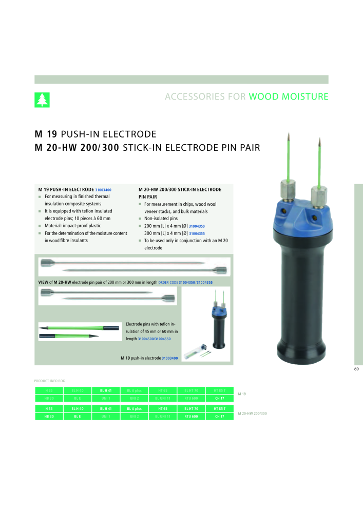 GANN Main Catalog Electronic Moisture Meters NO.: 20050 - Page 69