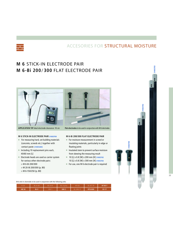 GANN Main Catalog Electronic Moisture Meters NO.: 20050 - Page 77