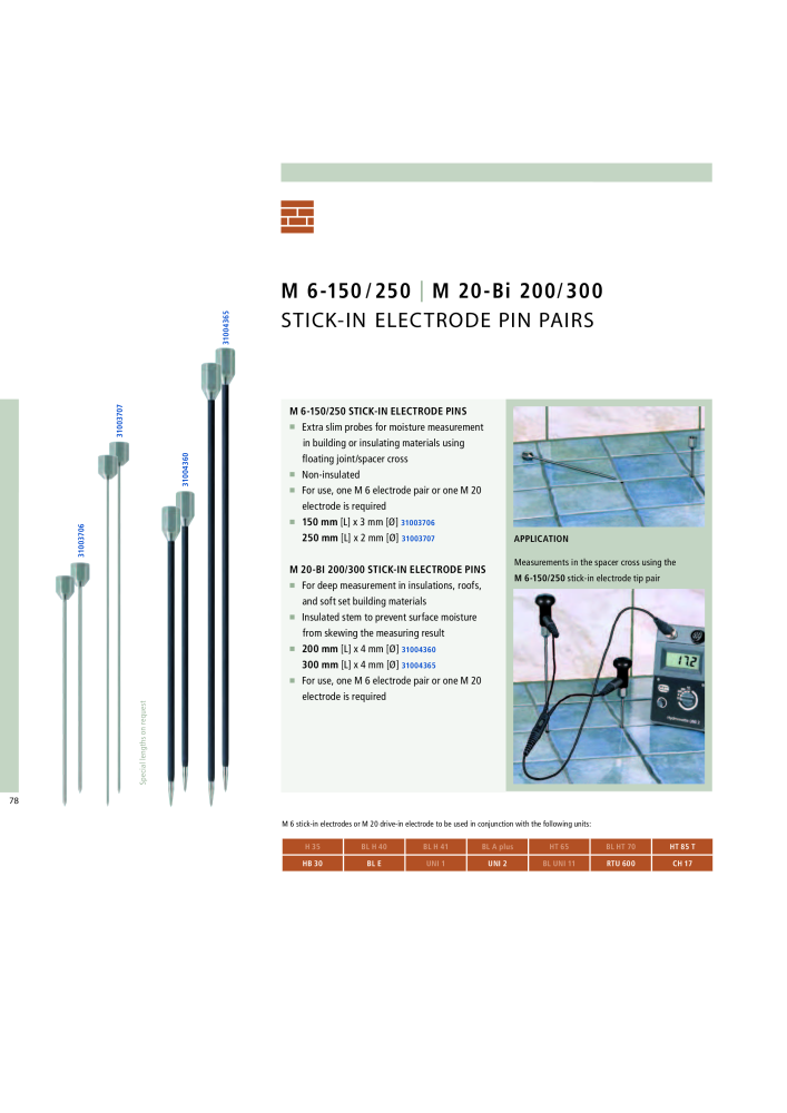 GANN Main Catalog Electronic Moisture Meters NO.: 20050 - Page 78