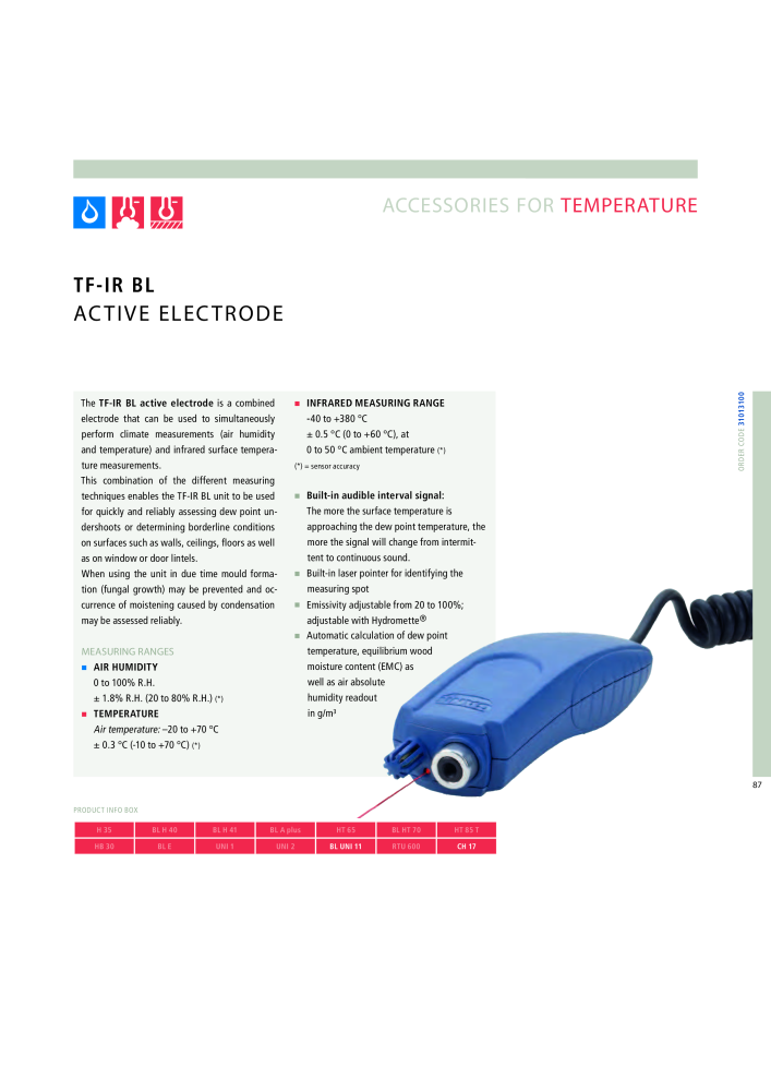 GANN Main Catalog Electronic Moisture Meters NO.: 20050 - Page 87