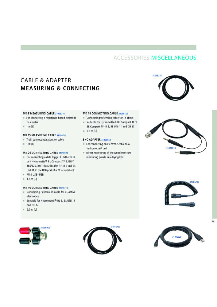 GANN Main Catalog Electronic Moisture Meters NO.: 20050 - Page 93