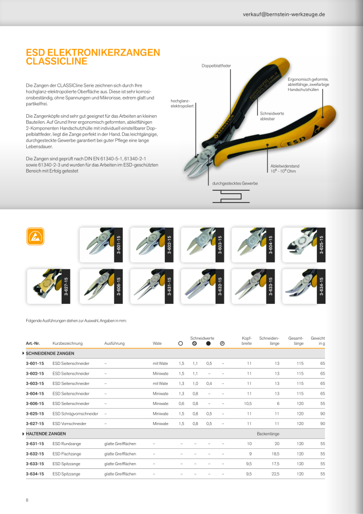 Bernstein Zangen Prospekt NR.: 20059 - Seite 8